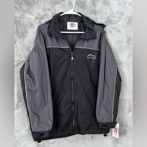 NWT Dimco Apparel Black and Gray Men's lightweight Spring Jacket Size Small